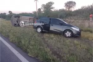 Grave vuelco en La Paz