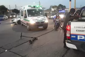 Joven se accident y lesion conduciendo un monopatn elctrico