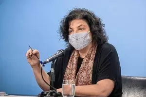 Vizzotti dijo que cree que la Argentina transita el pico de contagios