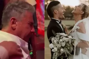Ricardo Montaner se emocion hasta las lgrimas mientras cantaba en la boda de Ricky y Stefi Roitman