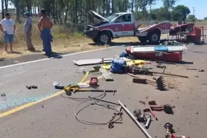Un bombero voluntario muri mientras iba a buscar agua para apagar un incendio forestal