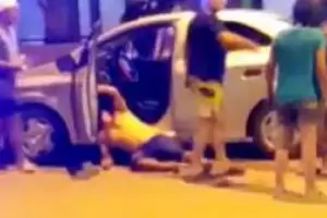 Se neg a ponerse el barbijo para entrar a un negocio, agredi brutalmente y destroz todo