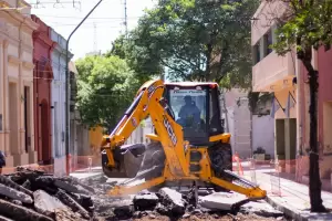 Continan los trabajos de recuperacin en calle Repblica