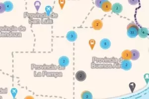 El Gobierno present� el primer mapa de accidentes en tiempo real que brinda datos de todo el pa�s