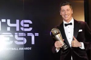 Lewandowski se tom revancha de Messi y se qued con el Premio The Best