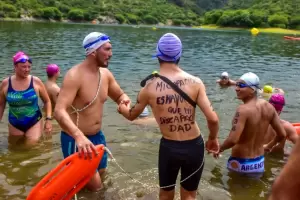 Tritones con destacada participaron en el Desaf�o Jumeal de Aguas Abiertas