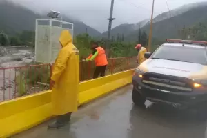 Lluvia intensa, ros crecidos y anegamientos en gran parte de la provincia