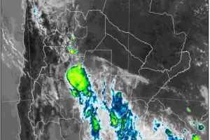 Alerta por tormentas fuertes con lluvias para Santa Mara