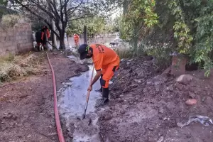 Tinogasta: Asistencias e intensos trabajos por temporal