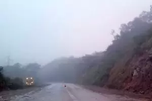 Precaucin en La Cbila y sobre Ruta n 38