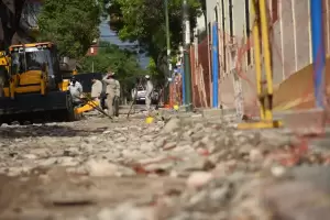 Corte en el centro de la Capital por trabajos de infraestructura de la comuna