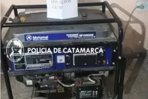 Recuperan un grupo electrgeno sustrado