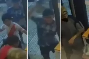 Nios armados con cuchillos amenazaron a clientes y robaron un local