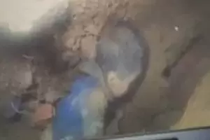 EN VIVO: intentan rescatar a un nio que cay en un pozo de 32 metros de profundidad