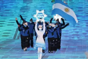 La delegaci�n argentina brill� en la inauguraci�n de los Juegos Ol�mpicos de Invierno de Beijing 2022