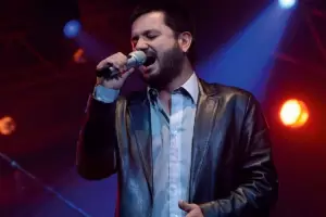 Abel Pintos, Luciano Pereyra, el Chaqueo y Jorge Rojas en la Chaya riojana