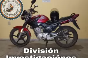 Recuperaron una moto robada de una vivienda