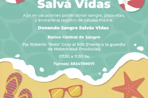 Convocatoria para donantes voluntarios de sangre