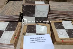 Recuperan elementos sustrados de una obra en construccin