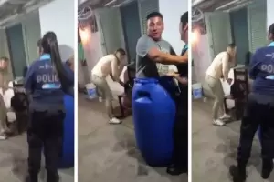Escndalo por un video de una fiesta de policas bonaerenses en una comisara