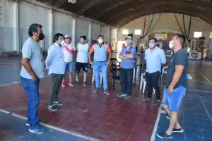 Anunci la construccin de un playn deportivo para Tinogasta