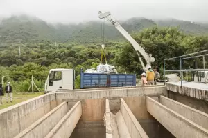 Avanzan obras de refuncionalizaci�n de la Planta Potabilizadora Las Pirquitas
