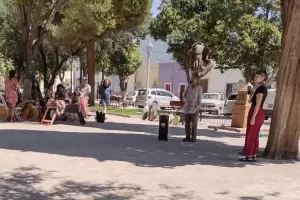 Manifestacin en contra de la Minera Agua Rica