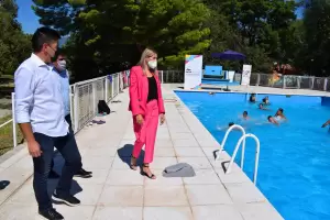 La Ministra de Educacin visit la colonia de vacaciones de la Escuela Hogar