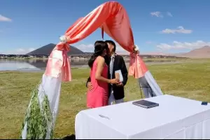 Dieron el �s� al pie de los volcanes de Antofagasta de la Sierra