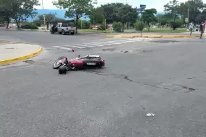 Accidente en la zona centro de la Ciudad