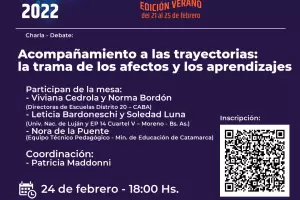 Capacitaci�n virtual sobre el acompa�amiento a las trayectorias de los alumnos del nivel primario