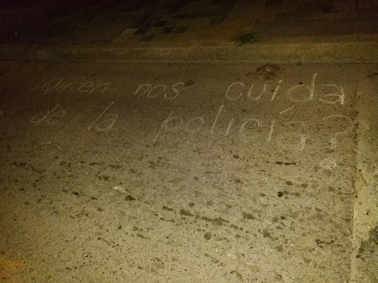 Manifestacin por Cinthia Aranda