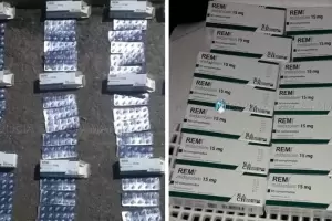 Secuestraron gran cantidad de ansiolticos y arrestan a dos personas