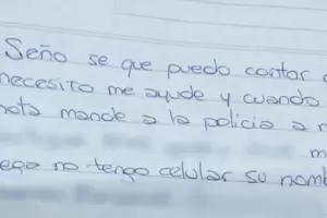 Una mujer us el cuaderno de comunicaciones de su hijo para denunciar violencia de gnero