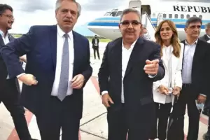 Jalil recibi a Alberto Fernndez