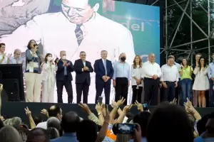 Alberto celebr el aniversario del primer triunfo Peronista con la militancia catamarquea