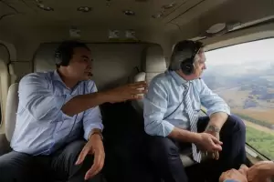 Alberto Fern�ndez visit� Corrientes por primera vez desde el inicio de los incendios