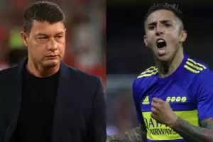 Fuerte discusin de Battaglia con Almendra