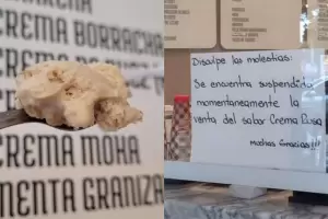 Una helader�a de C�rdoba dej� de vender crema rusa y caus� furor en las redes