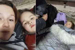 Una madre ucraniana recrea la pelcula La vida es bella para que su hija no se entere de la guerra