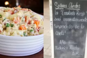 Un restaurante de Crdoba elimin la "ensalada rusa" del men en rechazo a la guerra en Ucrania