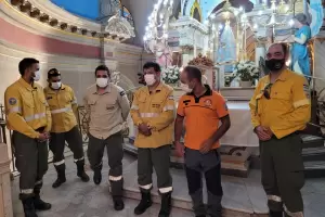 Regresaron los integrantes de la Brigada de Incendios que colaboraron en Corrientes