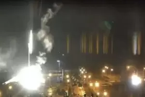 Incendio en la central nuclear ms grande de Europa tras un ataque ruso