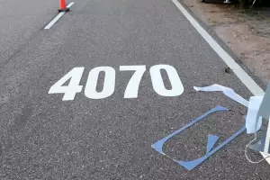 Vialidad reemplazan mojones kilomtricos por seales sobre calzada