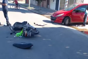 Un siniestro vial dej a una mujer herida