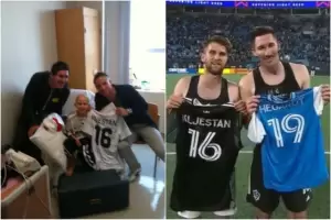 Le regal una camiseta a un nio con cncer y 12 aos despus se convirti en su colega