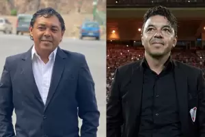 Apareci el doble de Marcelo Gallardo: Es salteo y de Boca