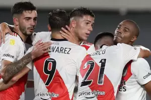 Godoy Cruz derrot a River por 2 a 0 en la Liga profesional