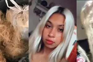 La joven a la que una peluquera dej pelada luce sus nuevas extensiones y, finalmente, festejar sus 15