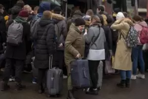 La mitad de la poblacin de Kiev huy desde el inicio de la invasin rusa de Ucrania